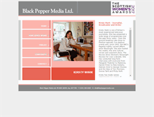 Tablet Screenshot of blackpeppermedia.com